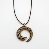 Perforated Open Circle Pendant By Hadar Jacobson