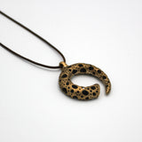 Perforated Open Circle Pendant By Hadar Jacobson