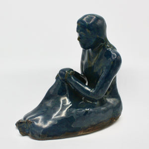 Seated Young Woman By Traudel Prussin