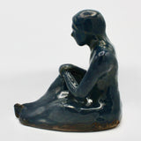 Seated Young Woman By Traudel Prussin