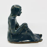 Seated Young Woman By Traudel Prussin