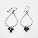 Triple Stone Tear Drop Earrings By Janet Kaufman