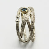 Blue Zircon Ring By Kathleen Maley