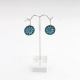 Turquoise Wire Earrings By Irene Storch