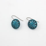 Turquoise Wire Earrings By Irene Storch