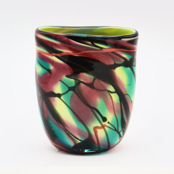 Oval Auroral Vase By Kim Webster