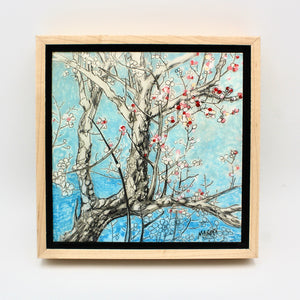 "Flowering Fruti Tree, Afternoon Heat" By Karen Mason