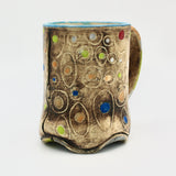 Patchwork Mug in Brown By Daniel Oliver