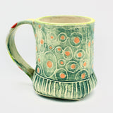 Patchwork Mug in Green By Daniel Oliver