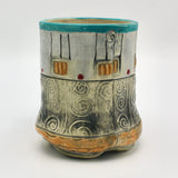 Patchwork Mug in Gray By Daniel Oliver