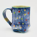 Patchwork Mug in Blue By Daniel Oliver