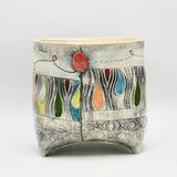 Oval Vase By Daniel Oliver