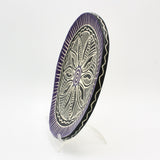 Sgraffito Plate in Purple By Jacqueline Thompson