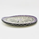 Sgraffito Plate in Purple By Jacqueline Thompson