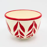 Red Leaf Bowl By Jacqueline Thompson