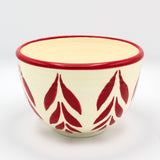 Red Leaf Bowl By Jacqueline Thompson