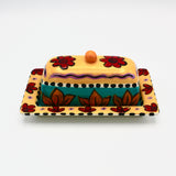 Butter Yellow Butter Dish By Jacqueline Thompson
