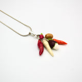 Assorted Veggie Necklace By Carolyn Tillie