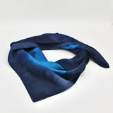 Blue Silk Scarf, Square, By Kevin Harris