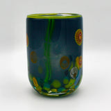 Murrine Vase Blue By Jon Oakes