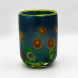 Murrine Vase Blue By Jon Oakes