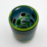 Murrine Vase Blue By Jon Oakes