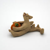 Dragon With Pumpkin By Susan Press