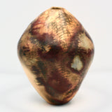 Pit Fired Vessel With Gridded Surface By Melissa Woodburn