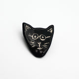Black Cat Ceramic Pin By Gail Splaver
