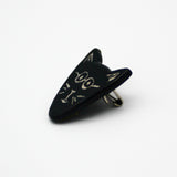 Black Cat Ceramic Pin By Gail Splaver