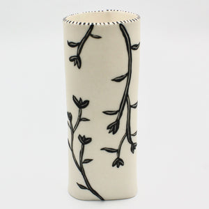 Black and White Vase By Wendy Draper