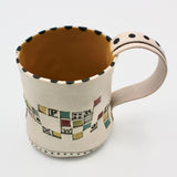 Mosaic Cup in Yellow By Wendy Draper