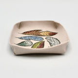 Small Dish With Feathers By Wendy Draper