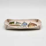 Small Dish With Feathers By Wendy Draper