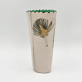 Turquoise Feather Vase By Wendy Draper