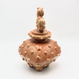 Rose Lidded Vessel By Geraldine GaNun