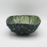 Green Hobnail Dish By Geraldine GaNun