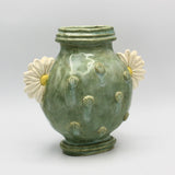 Vase With Daisy Handles By Geraldine GaNun