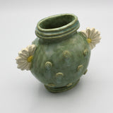 Vase With Daisy Handles By Geraldine GaNun
