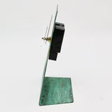 Small Desk Clock in Seafoam Green By David M Bowman Studio