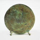 Small Round Vase in Brown and Green By David M Bowman Studio