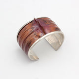 Copper Dragon-Back Bracelet By David M. Bowman Studio