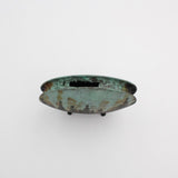 Tricolor Patina Round Vase By David M. Bowman Studio