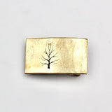 Tree Belt Buckle By David M. Bowman Studio