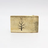 Tree Belt Buckle By David M. Bowman Studio