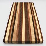 Striped Hardwood Cutting Board By David Eichorn