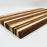 Striped Hardwood Cutting Board By David Eichorn