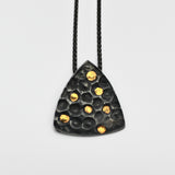 Keum Boo Triangle Pendant By Sarah Liron