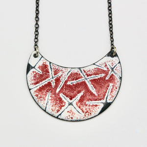 Red Cross Necklace By Iris Willow