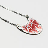 Red Cross Necklace By Iris Willow